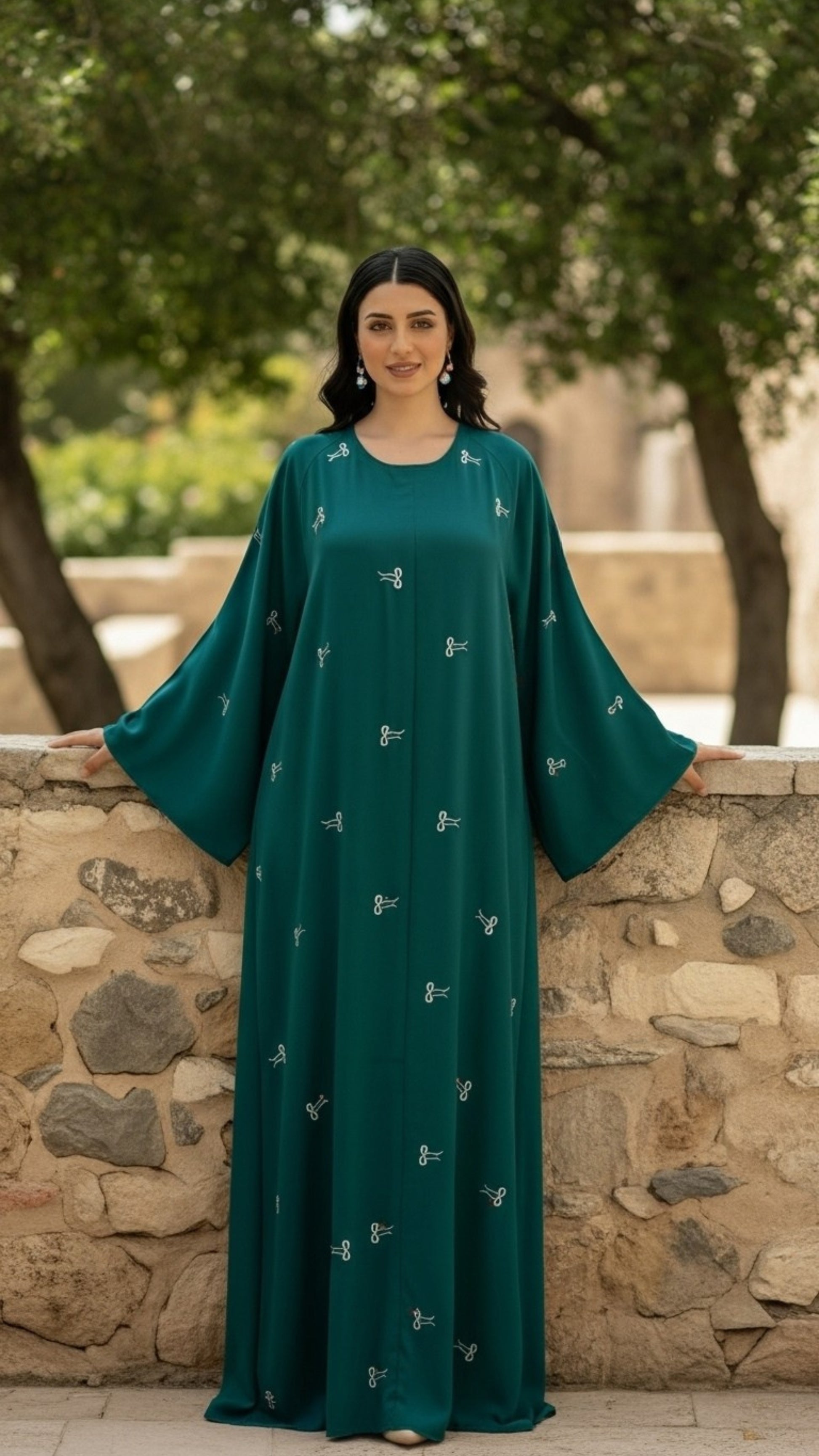 Bow Flare Haya Style Abaya