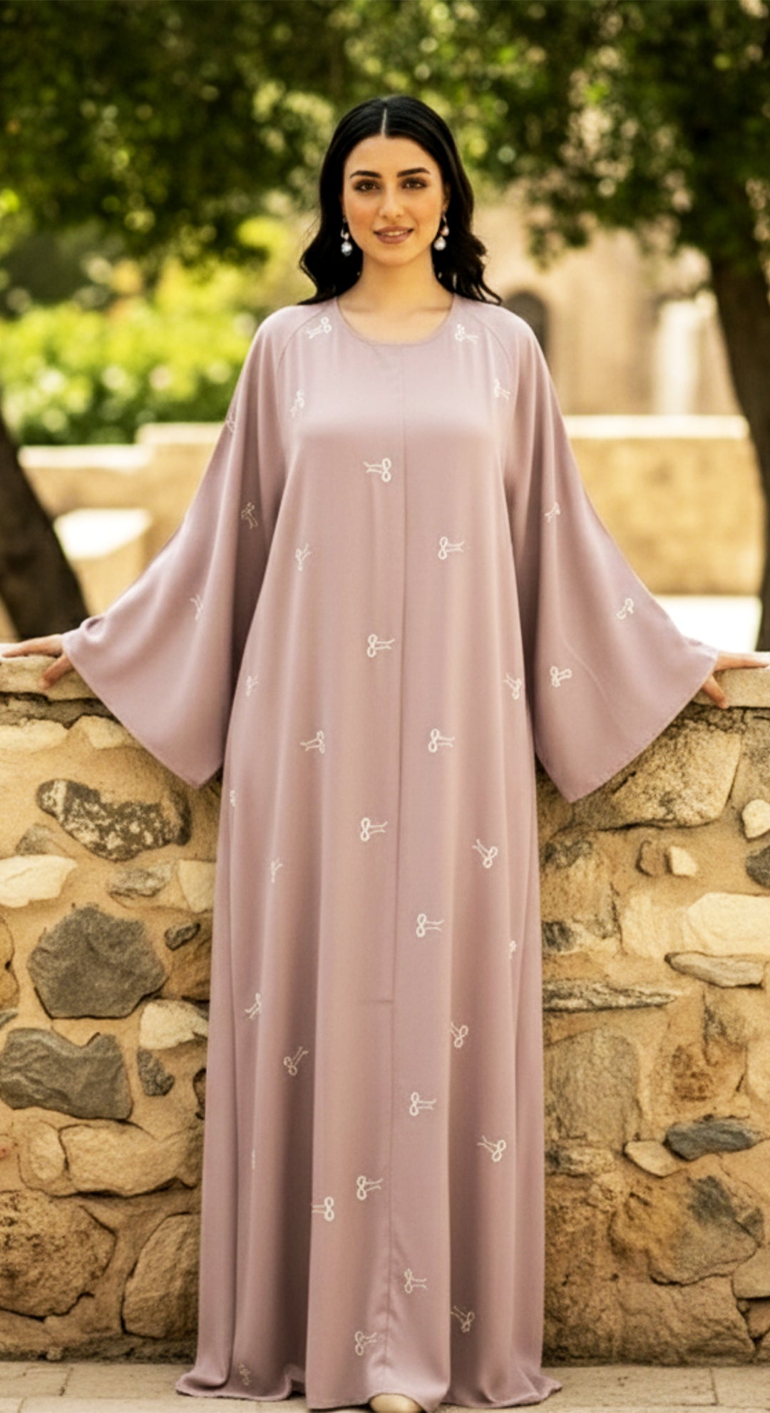 Bow Flare Haya Style Abaya