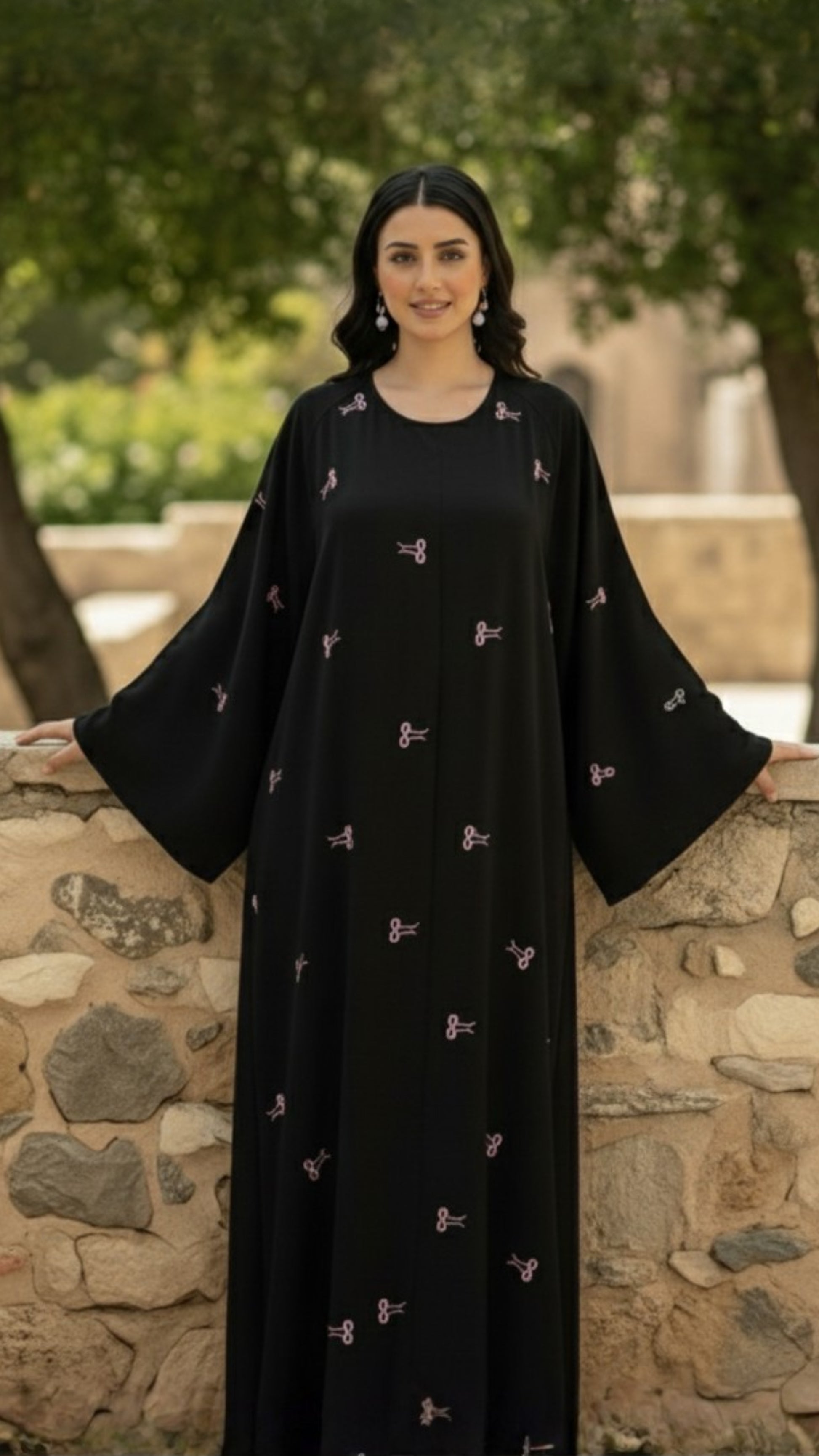 Bow Flare Haya Style Abaya