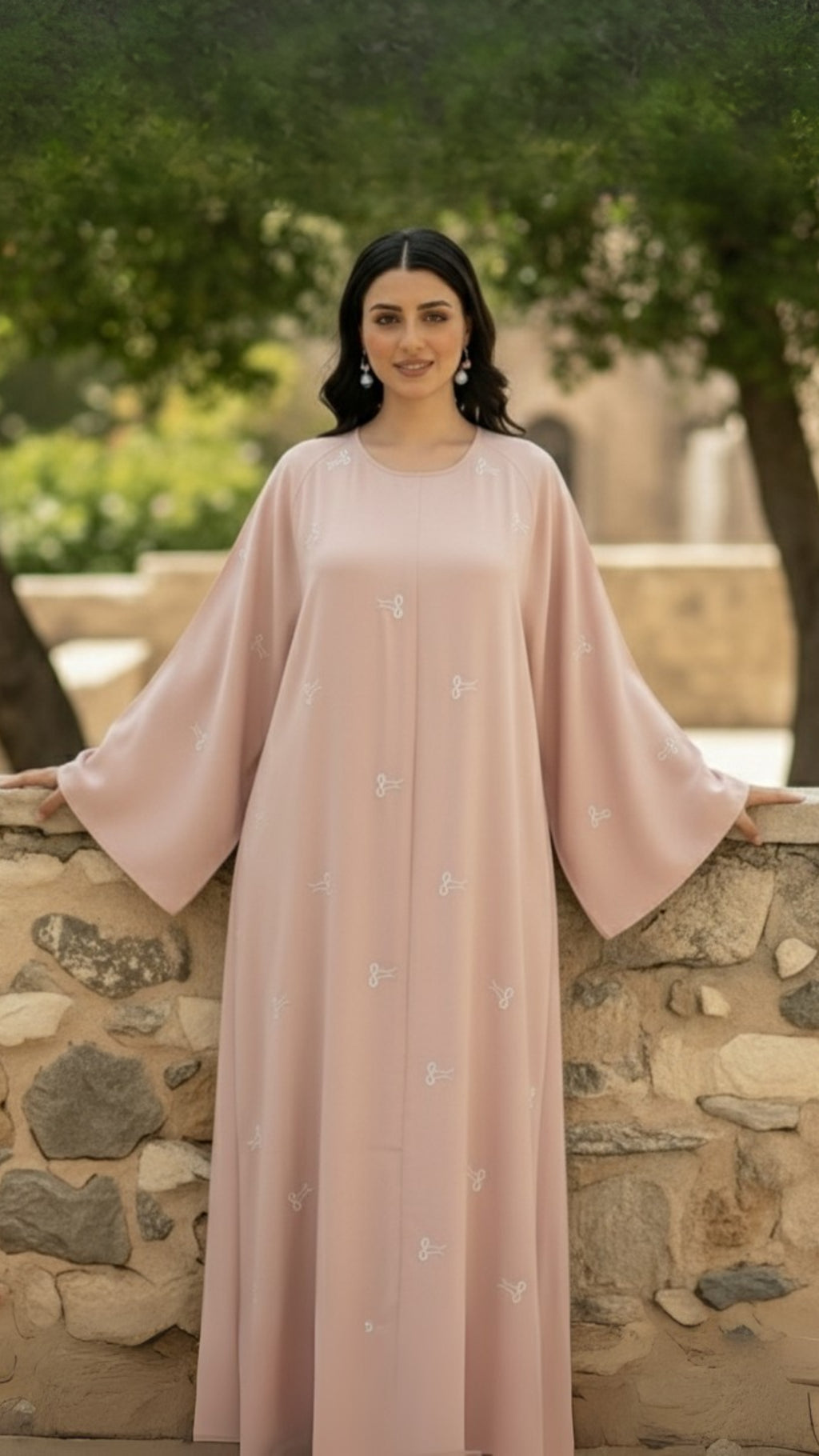 Bow Flare Haya Style Abaya