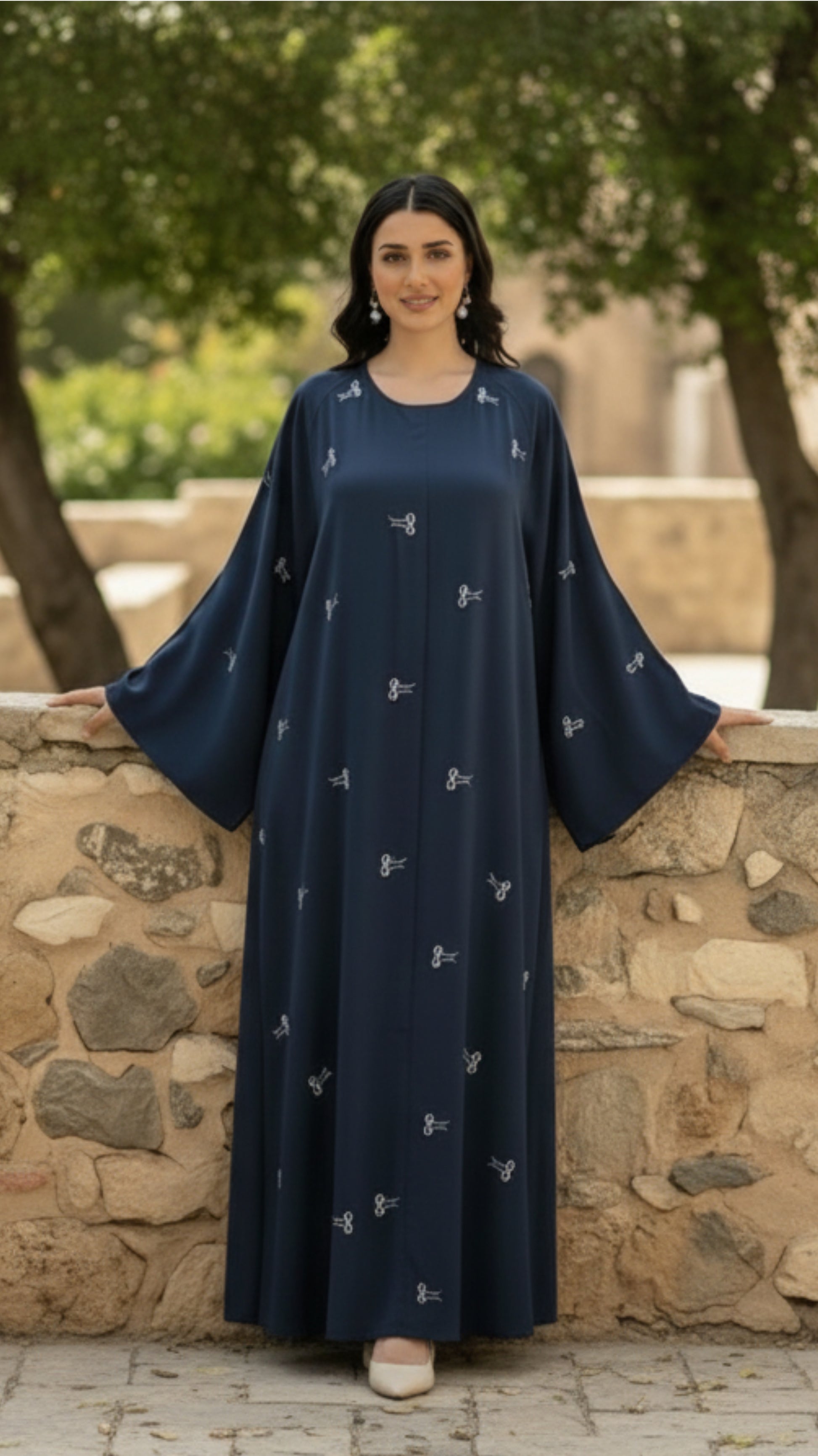 Bow Flare Haya Style Abaya