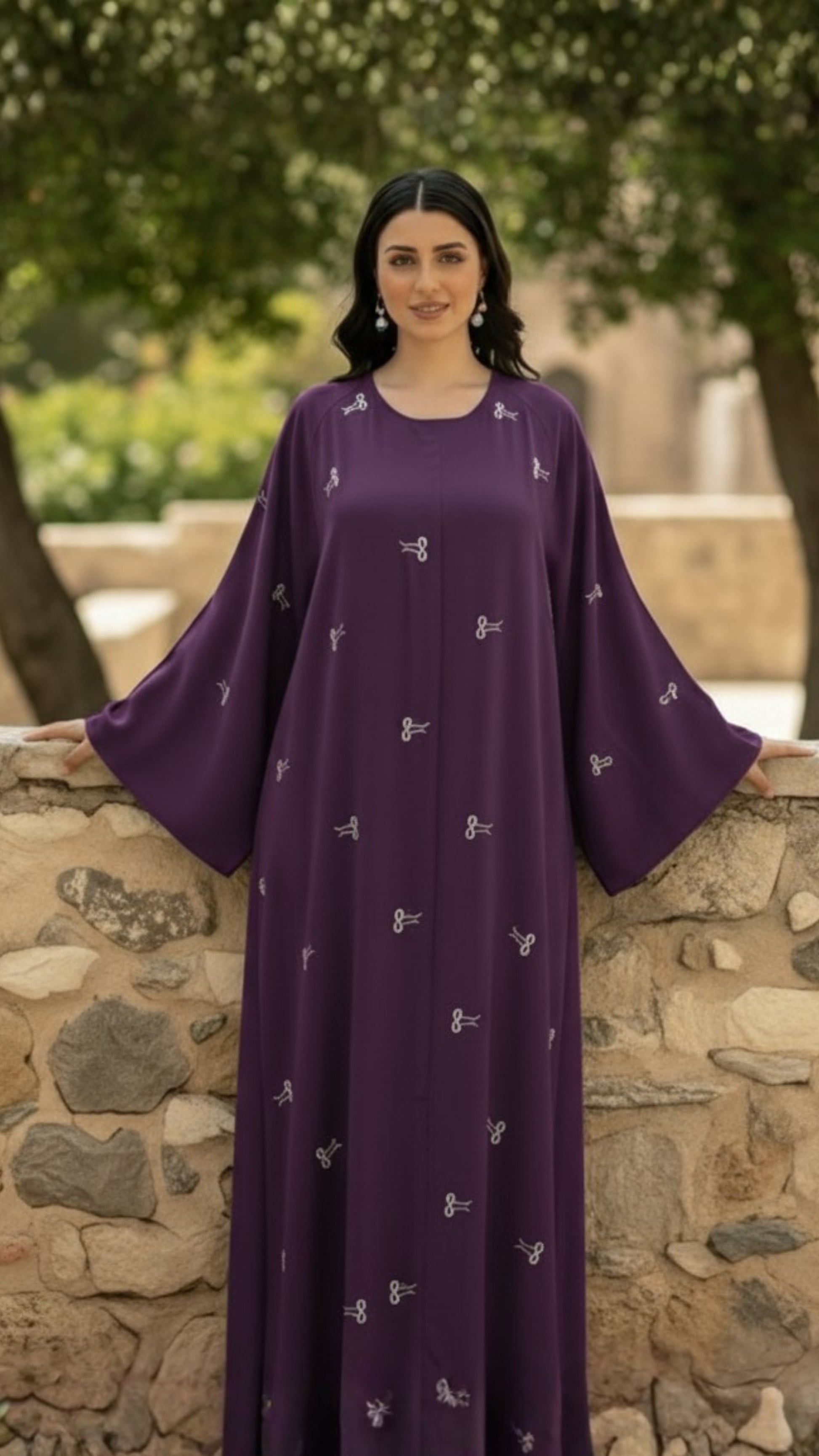 Bow Flare Haya Style Abaya