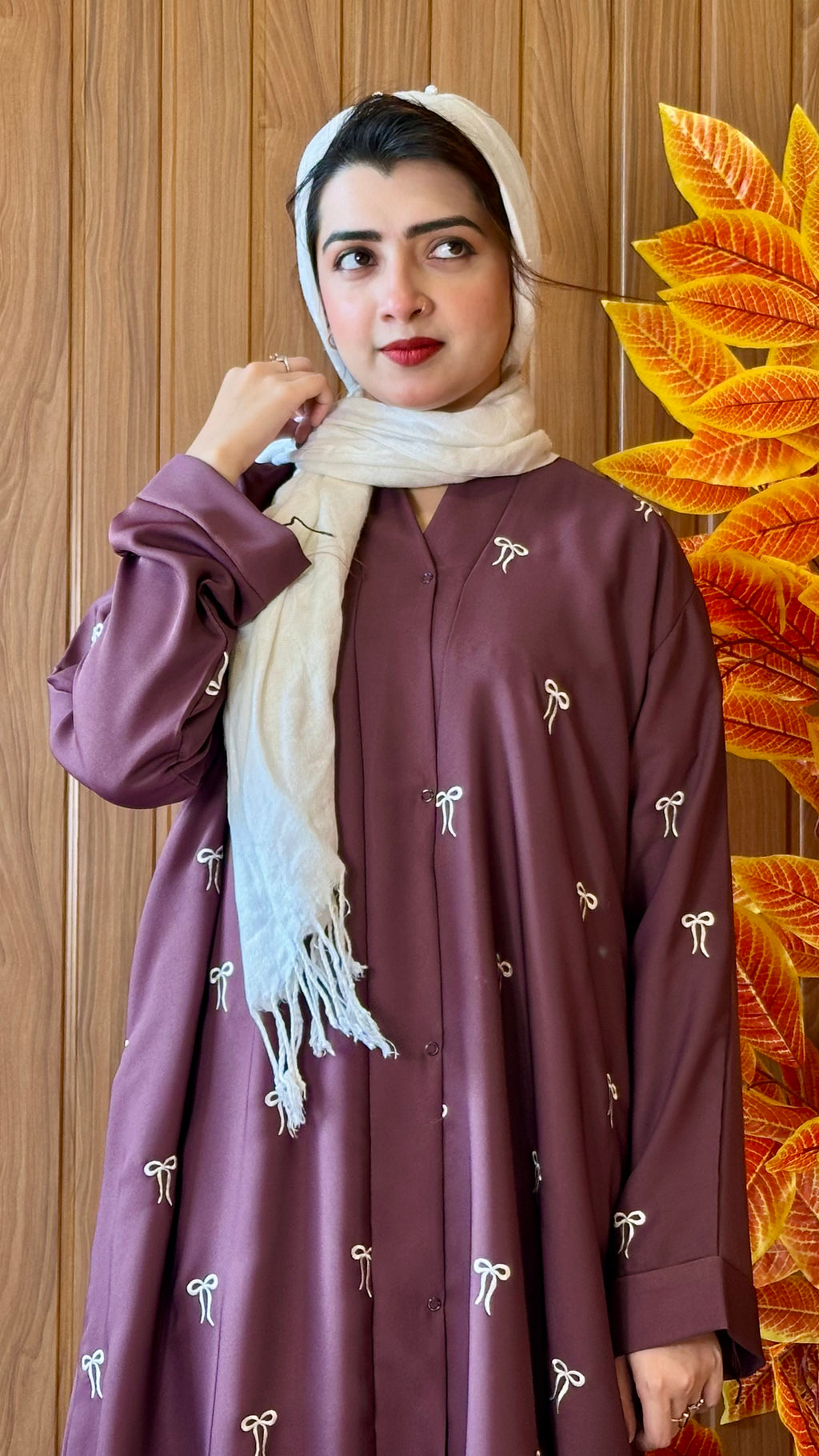Bow Flare Haya Style Abaya