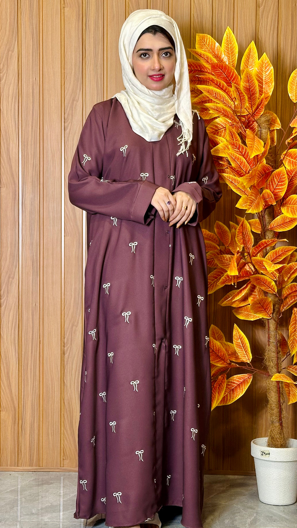 Bow Flare Haya Style Abaya