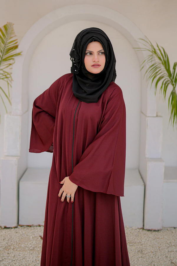 Nida Full-Zip Abaya by Noor e Hijab